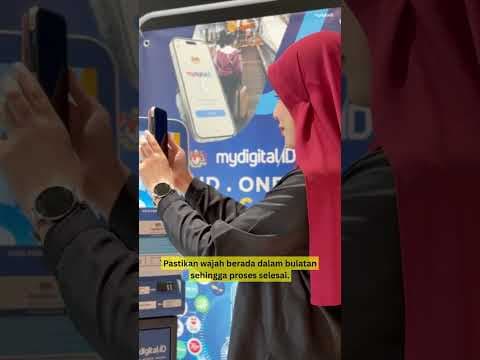 Cara mendaftar MyDigital ID di kiosk dengan IC baharu